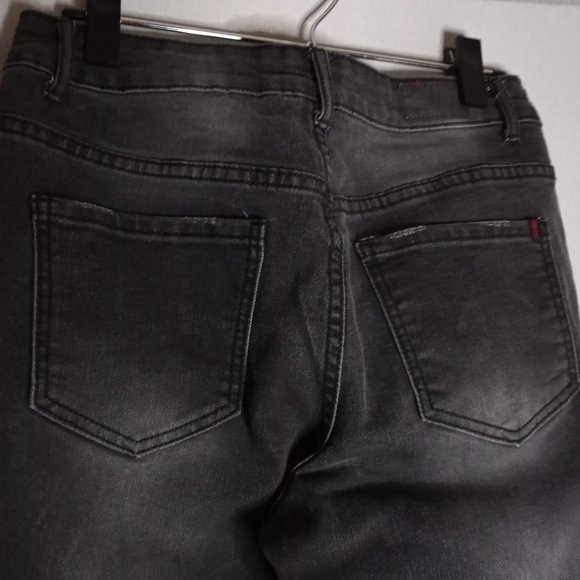 Adam Levine The Patriette Charcoal Gray Denim Women's Jeans Sz. 7/8 - Picture 4 of 6